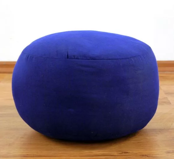 kleines Zafukissen, Meditationskissen  *blau*