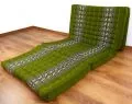 Thailndische Gstematratze, Klappmatratze  *grn / Elefanten*