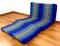 Thailndische Gstematratze, Klappmatratze  *blau*