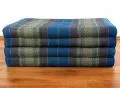 Thail�ndische G�stematratze, Klappmatratze  *hellblau*