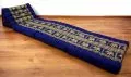 Thaikissen, Sitz- Liegekissen, Dreieckskissen  *blau-Elefanten / Seide*