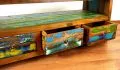 Sideboard aus recyceltem, bunten Teakholz/Bootsholz, Java (Indonesien), Nr.315