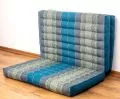 Thailndische Gstematratze, Klappmatratze  *hellblau*