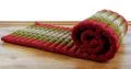 Thaimatte, Rollmatte, Liegematte  *rot / grn*  Gr.S