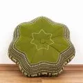 Zafu,  Meditationskissen, gro�er Stern  *gr�n / Elefanten*