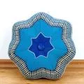 Zafu,  Meditationskissen, kleiner Stern  *blau*