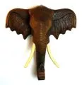 Afrikanischer *Elefantenkopf* aus Holz