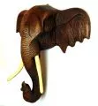 Afrikanischer *Elefantenkopf* aus Holz