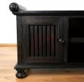 Asiatisches *HiFi-Sideboard* aus Massivholz und Rattan  Nr.5 / Nr.24