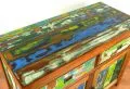 Kommode/Schrank aus recyceltem, bunten Teakholz/Bootsholz, Java (Indonesien), Nr.314