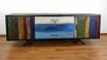 Java, Buntes Sideboard, TV-Bank aus *Teak und Metall*  Nr.328