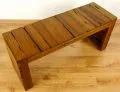 groe, schlichte  *Teakholzbank*