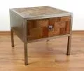 Java, Nachtschrank, Beistelltisch aus *Teak und Metall*   Nr.323