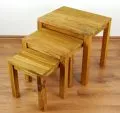 Java,Tische im 3er Set aus Teakholz, Nr.64