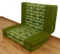 Klappmatratze, Seide  *grn / Elefanten*