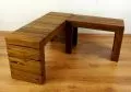 kleine, schlichte  *Teakholzbank*