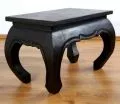 Kleiner Opiumtisch aus Thailand in *schwarz*