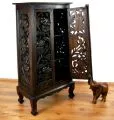 Thailndischer Schrank mit *Blumenschnitzerei*  Nr.16