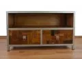 Java, kleines Sideboard, TV-Bank aus *Teak und Metall*  Nr.377