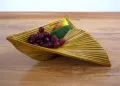 Obst-, Gebck - Schale  *Bambus*  (dreieckig)