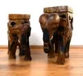 Prachtvolle *Elefanten mit Sitz auf dem Rcken*