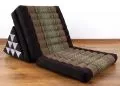 Thaikissen, Sitz- Liegekissen, Dreieckskissen  *braun*
