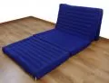 Thail�ndische G�stematratze, Klappmatratze  *blau / einfarbig*