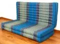 Thailndische Gstematratze, Klappmatratze  *hellblau*