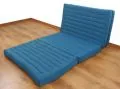Thailndische Gstematratze, Klappmatratze  *hellblau / einfarbig*