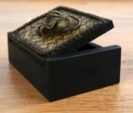 *Schmuckschchtelchen*   mit Elefanten in 3D Optik