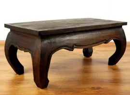 Thailndischer Opiumtisch in *dunkelbraun*
