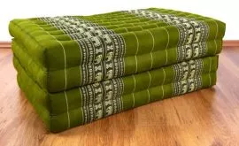 Thailndische Gstematratze, Klappmatratze  *grn / Elefanten*