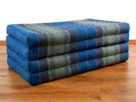 Thailndische Gstematratze, Klappmatratze  *hellblau*