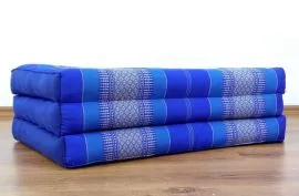 Thailndische Gstematratze, Klappmatratze  *blau*