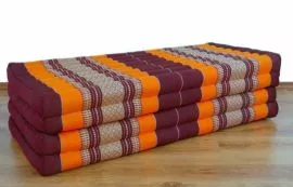 Thailndische Gstematratze, Klappmatratze *orange* XL