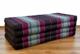 Thailndische Gstematratze, Klappmatratze *weinrot* XL