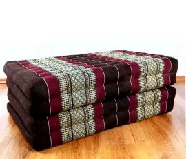 Thailndische Gstematratze, Klappmatratze   *weinrot*