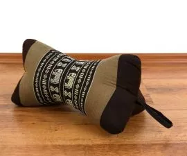 Asiatisches Nackenkissen  *braun / Elefanten*