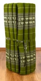 Asiatische Entspannungsmatte  *grn / Elefanten*  Gr.M