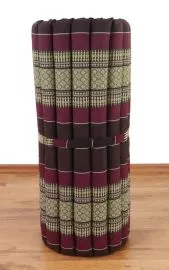 Kapok Rollmatte, Thaimatte  *weinrot*  Gr.M