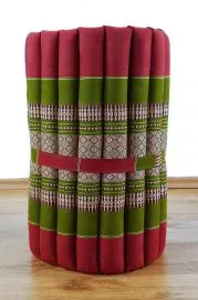 Thaimatte, Rollmatte, Liegematte  *rot / grn*  Gr.S