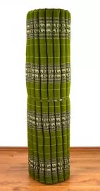 Kapok Rollmatte, Liegematte  *grn / Elefanten*  Gr.XL