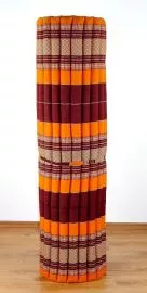 Kapok Rollmatte, Liegematte  *orange*  Gr.XL