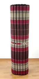 Kapok Rollmatte, Liegematte  *weinrot*  Gr.XL