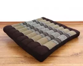 Kapok-Kissen, Meditationskissen  *braun*  (gro)