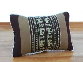 Relaxkissen, Sofakissen  *braun / Elefanten*