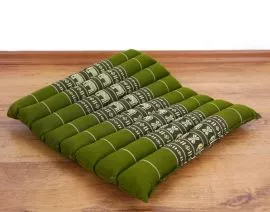 Steppkissen, Stuhlauflage  *grn / Elefanten*