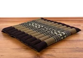 Steppkissen, Bodensitzkissen  *braun / Elefanten*  (gro)