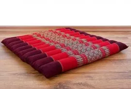 Steppkissen, Thaikissen  *rubinrot*  (gro)