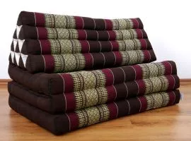 Thaikissen, Dreieckskissen  *weinrot*  (XXL-Breite)